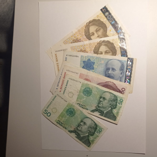 Обмен старых крон - датских, норвежских, чешских